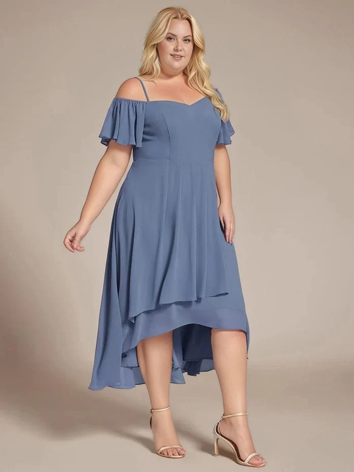 Robe bleue grande taille